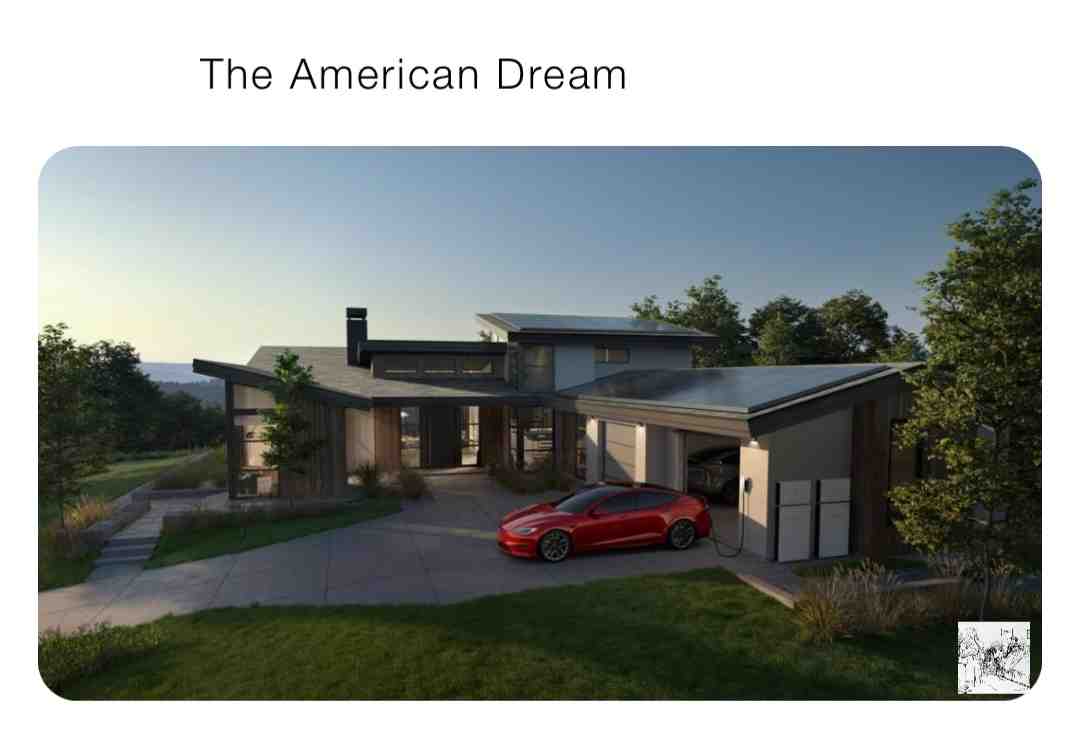 The American Dream #tesla #solar #renewable #zeroemissions #freshair #nomore #wildfires #stopthegreed