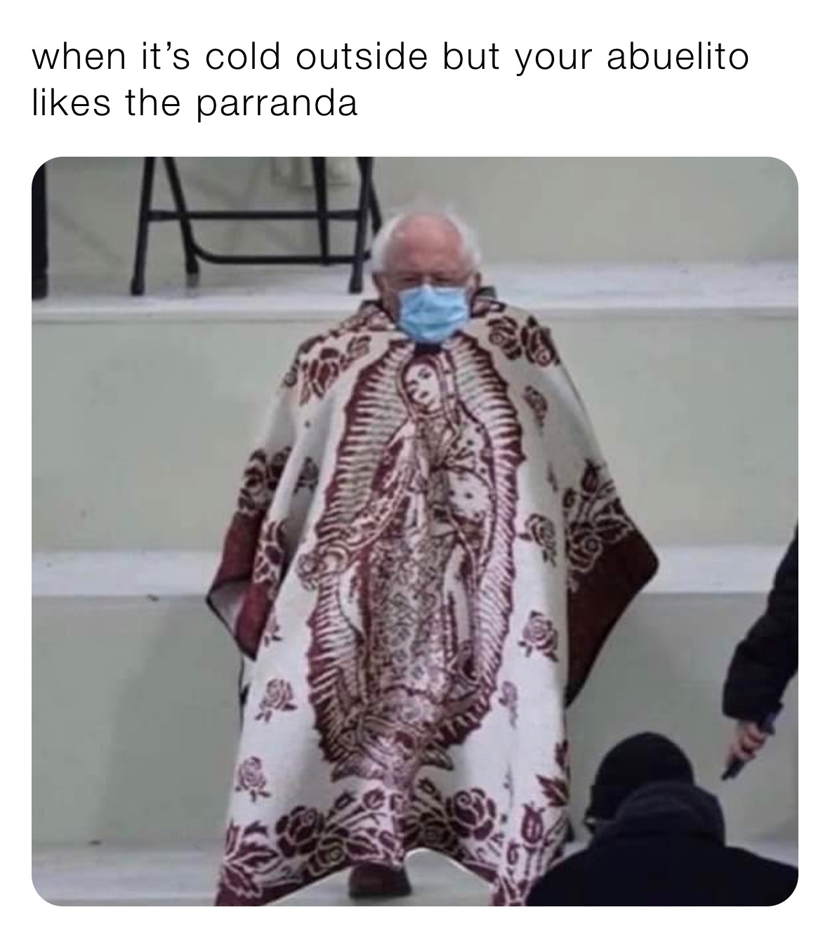 when it’s cold outside but your abuelito likes the parranda