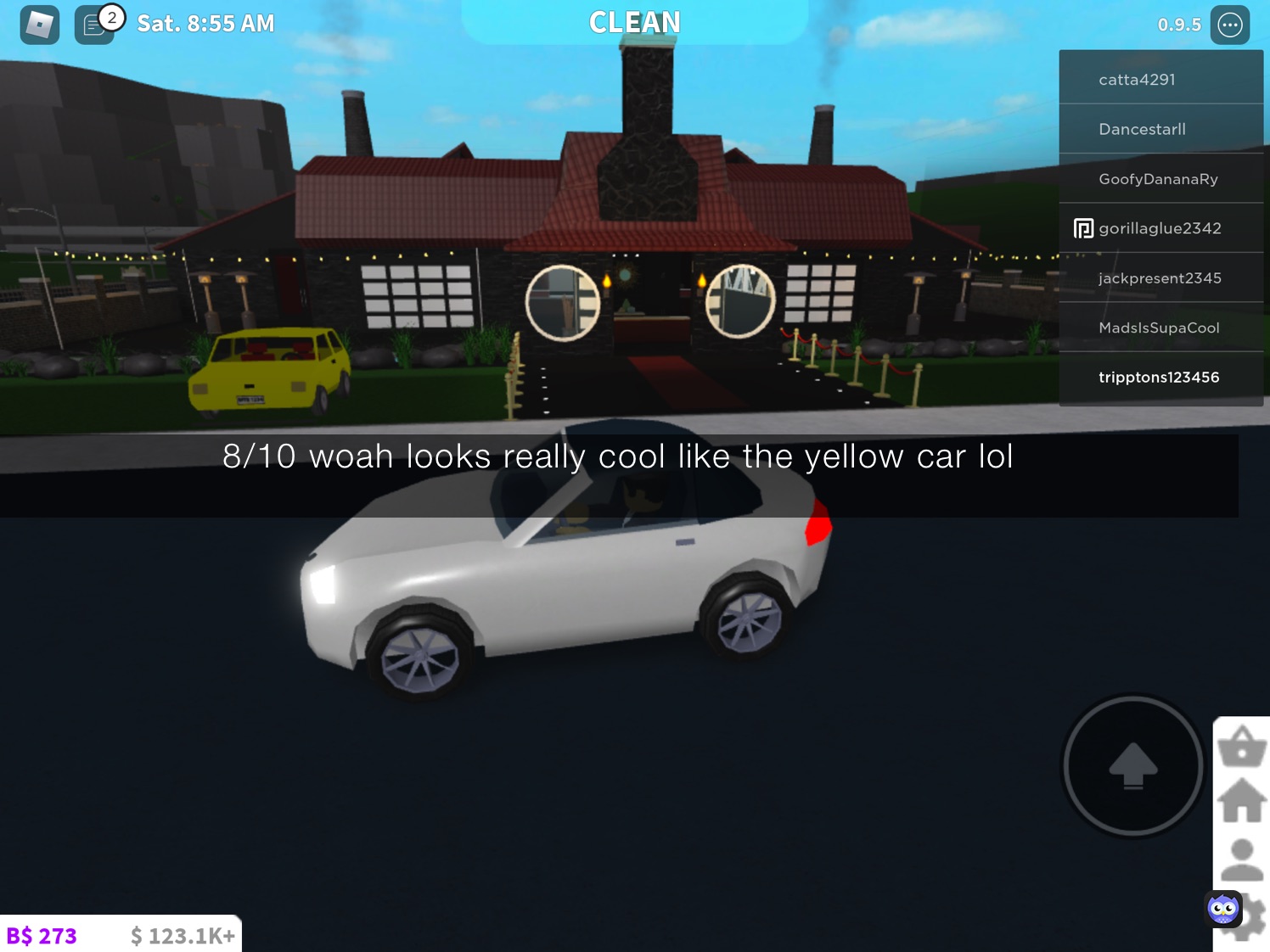 8/10 woah looks really cool like the yellow car lol
