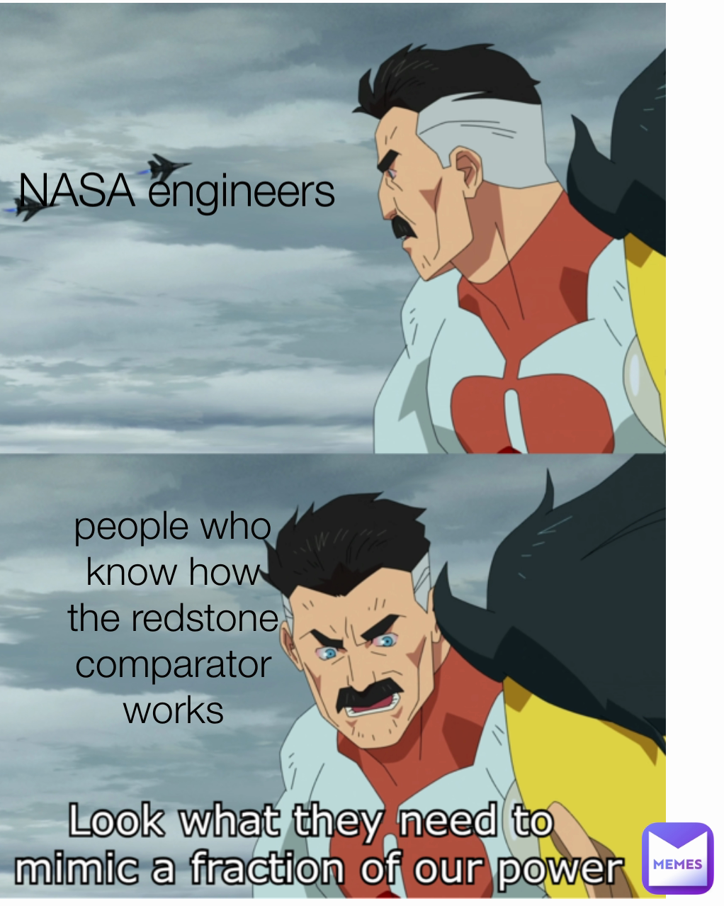 NASA engineers people who know how the redstone comparator works
