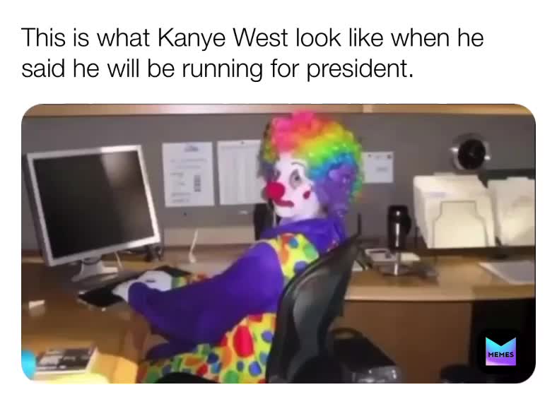This man better not. It’s a shame to say that I rather have trump as our president #memes #funny #clown #2020iscancelled