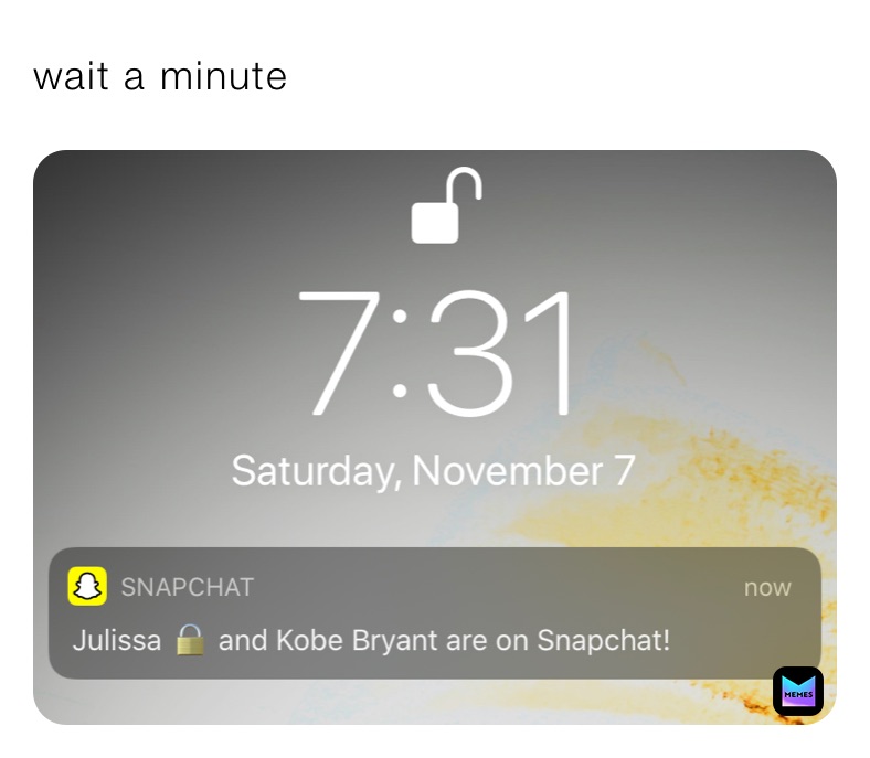 wait a minute