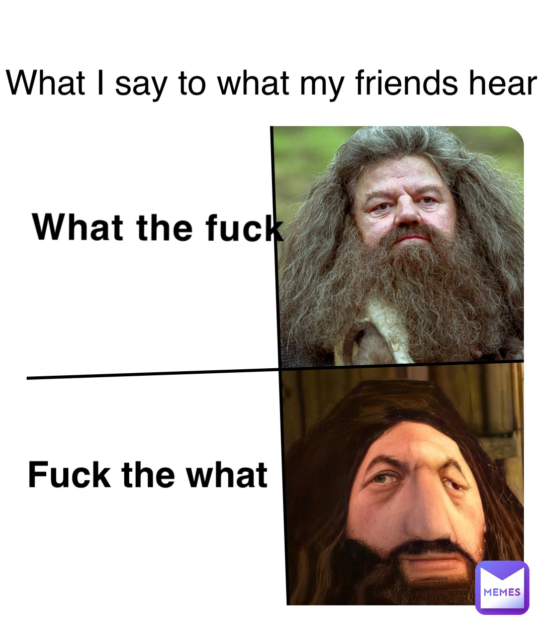 What the fuck Fuck the what What I say to what my friends hear Dannyboi3 Memes