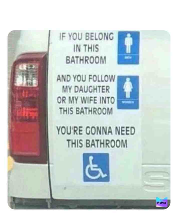 I wonder who really has this on the back of their car😭