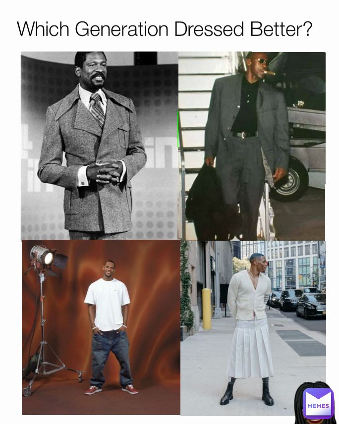 Which Generation Dressed Better?
