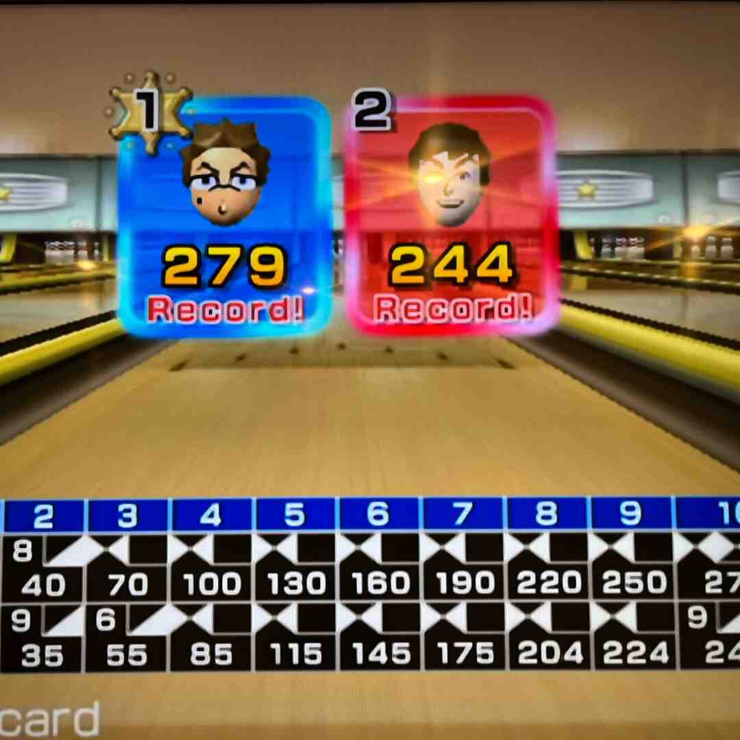 Me and my brother were sweating