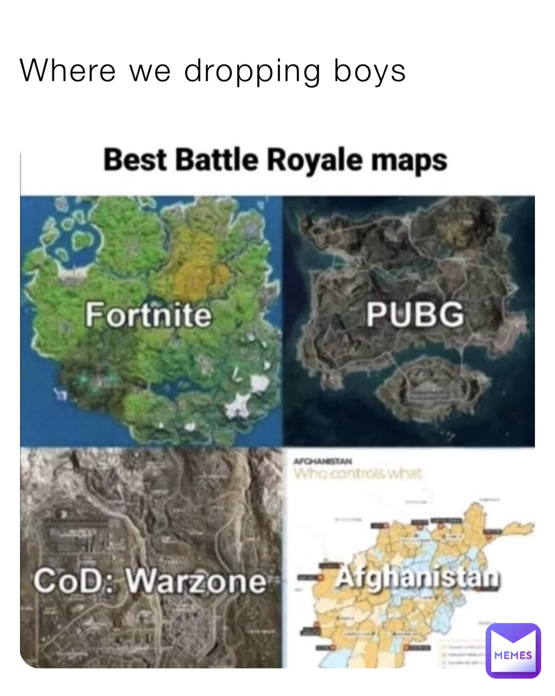 Where we dropping boys