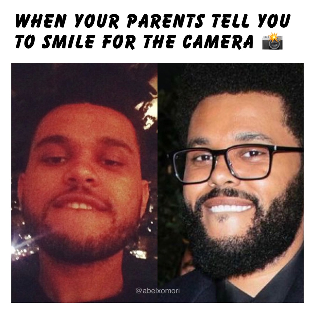 When your parents tell you to smile for the camera 📸