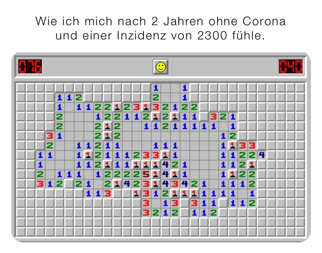 Wie ich mich nach 2 Jahren ohne Corona und einer Inzidenz von 2300 fühle.