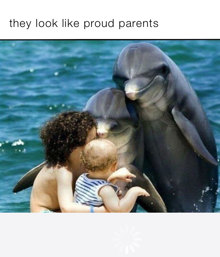 they look like proud parents