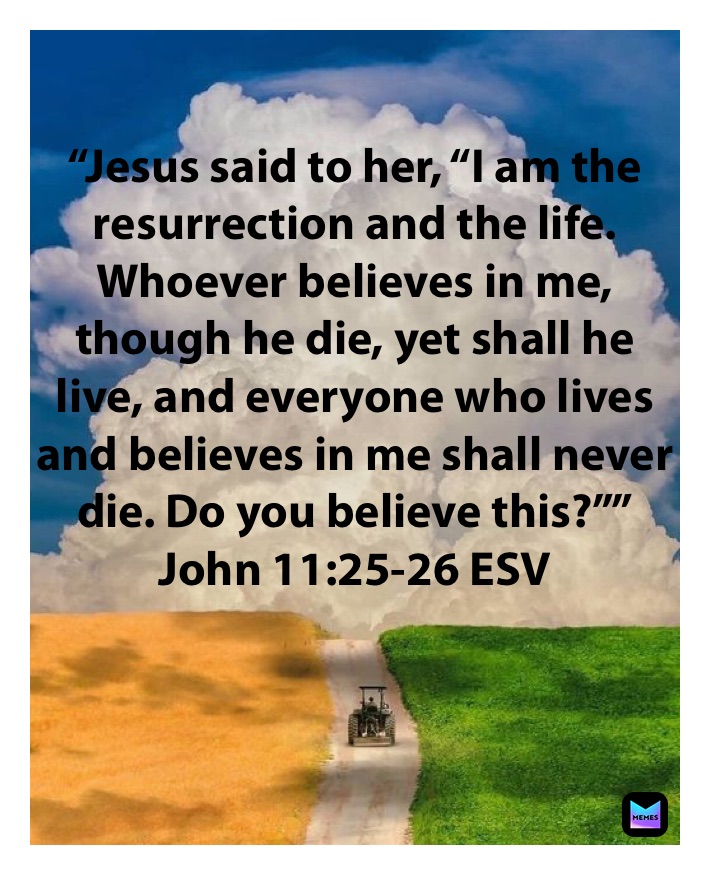 “Jesus Said To Her, “I Am The Resurrection And The Life. Whoever ...