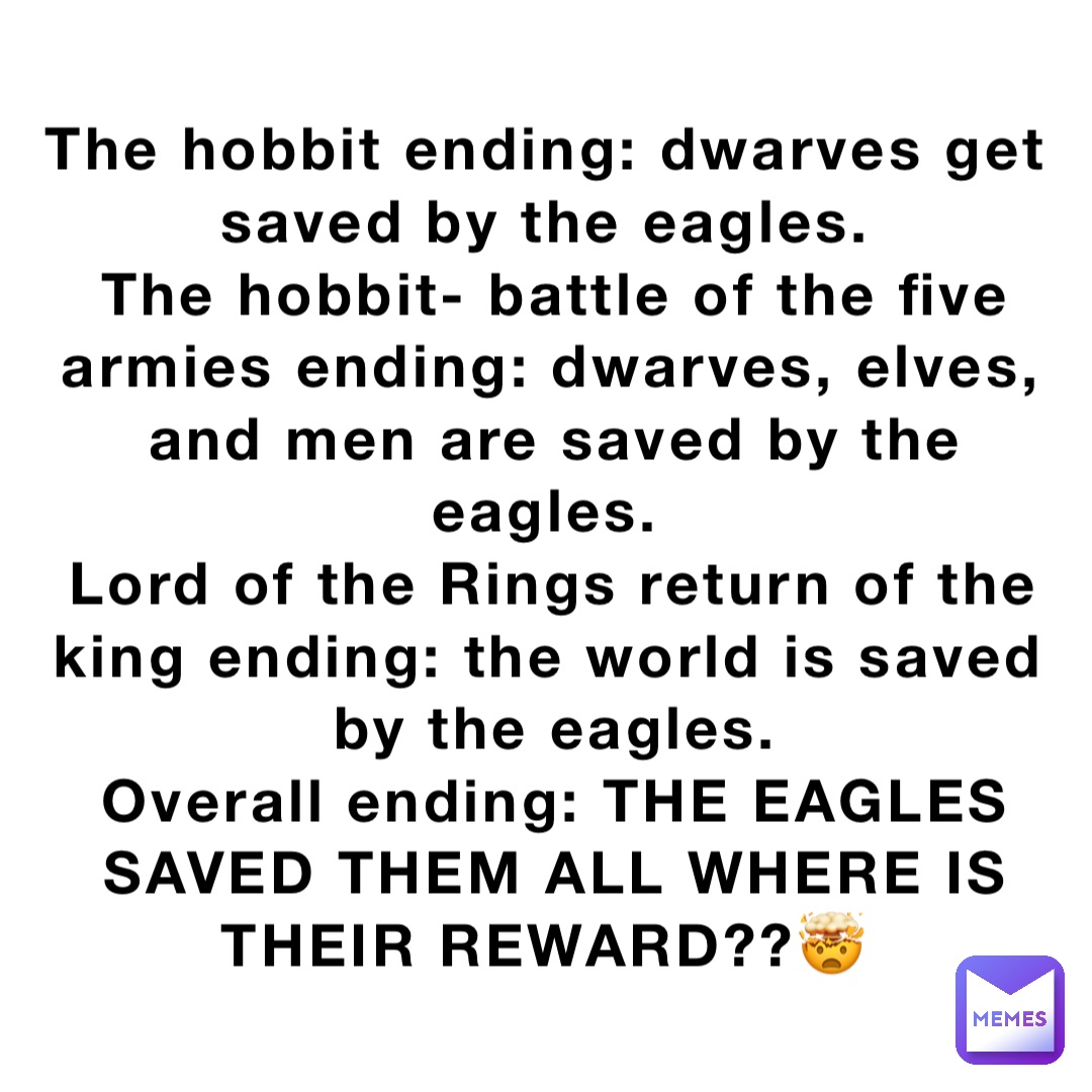 The Hobbit Ending Dwarves Get Saved By The Eagles The Hobbit Battle