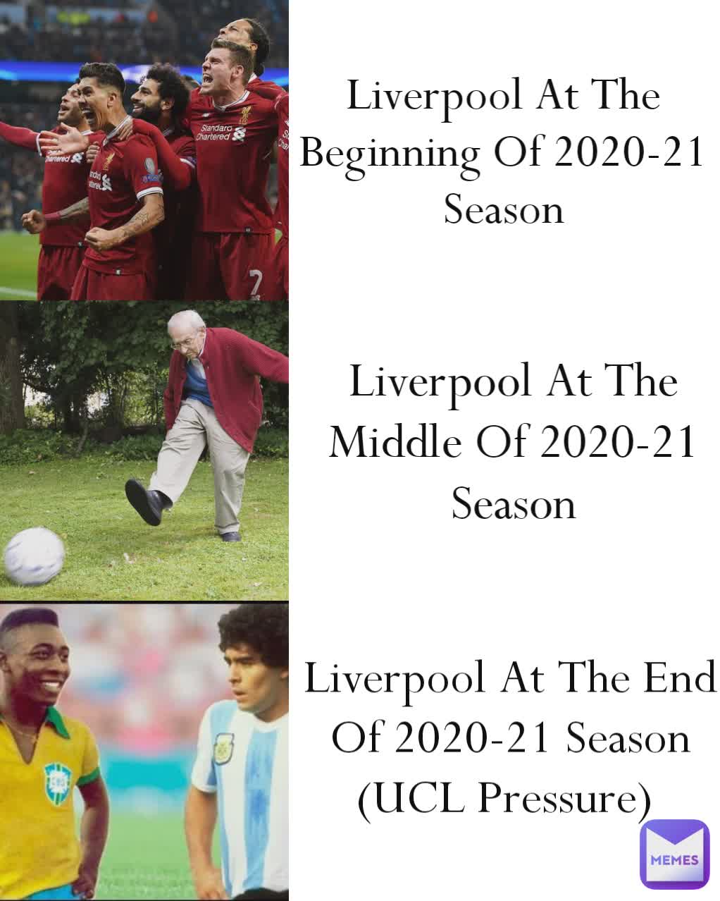 Liverpool At The Beginning Of 2020-21 Season Liverpool At The End Of 2020-21 Season (UCL Pressure)  Liverpool At The Middle Of 2020-21 Season