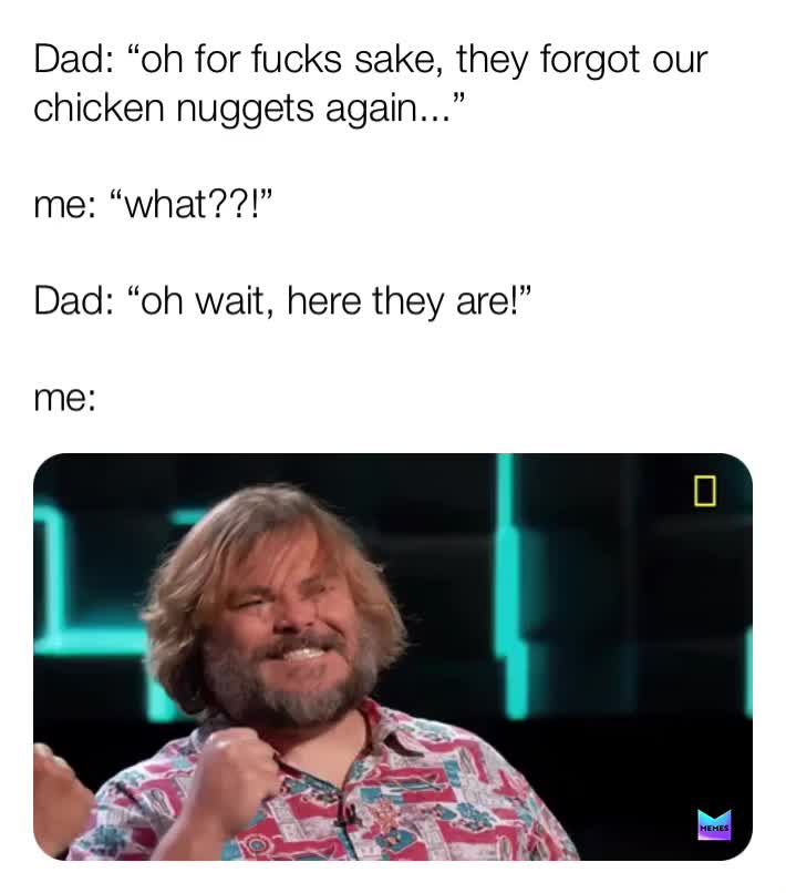 McDonalds do this to me.
#McDonalds #chickennuggets #mcchickennuggets #takeout #fastfood #jackblack #theyforgotourfood