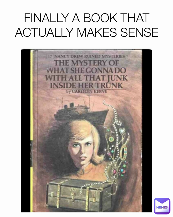 FINALLY A BOOK THAT ACTUALLY MAKES SENSE

