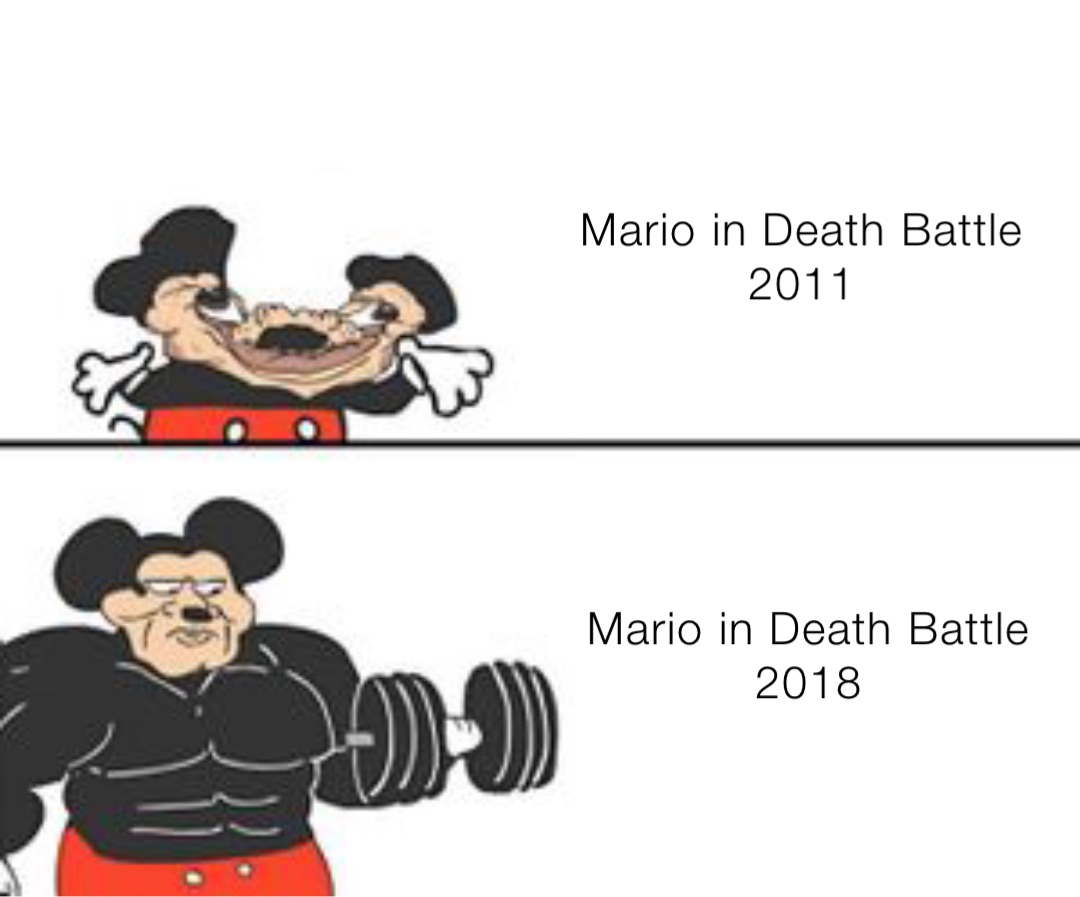 Mario in Death Battle 2011 Mario in Death Battle 2018