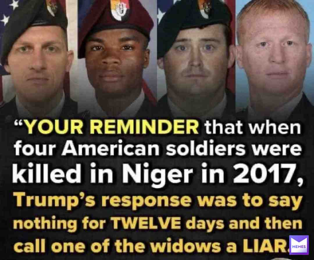 Bro I thought the republicans loved the army #saveamerica #fromtrump