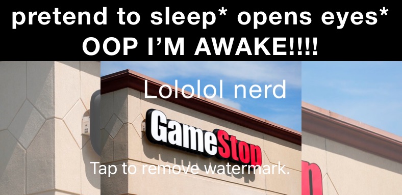 pretend to sleep* opens eyes* OOP I’M AWAKE!!!!