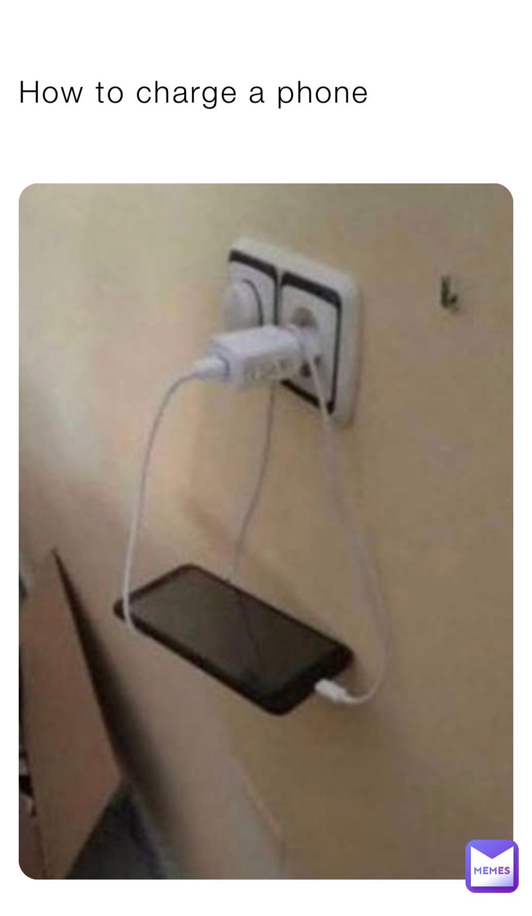How to charge a phone
