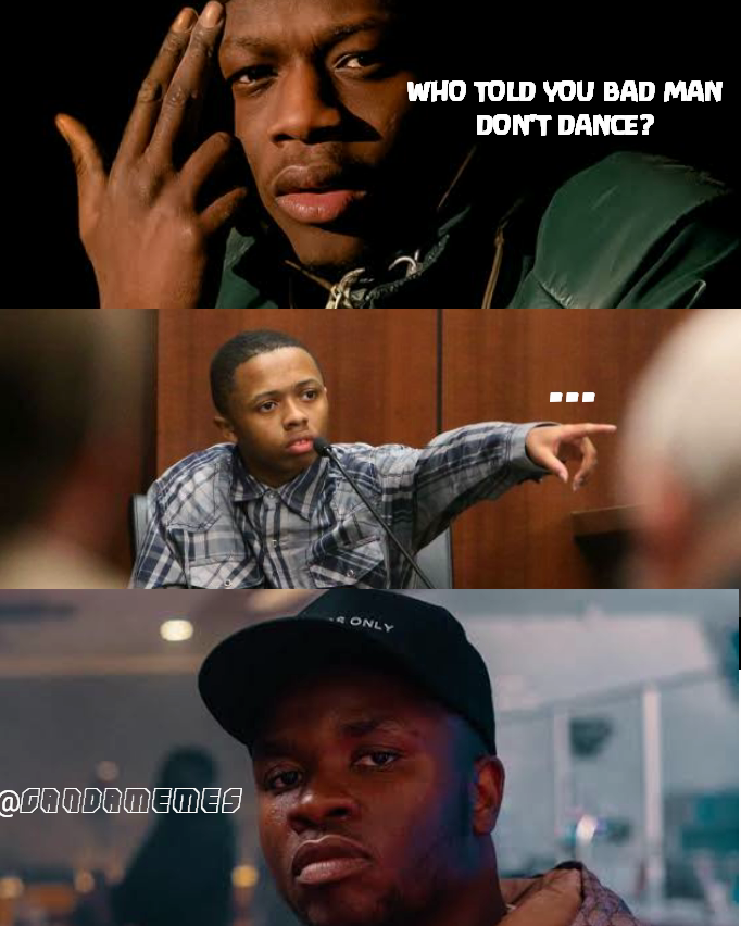 ... WHO TOLD YOU BAD MAN DON'T DANCE? @gandamemes