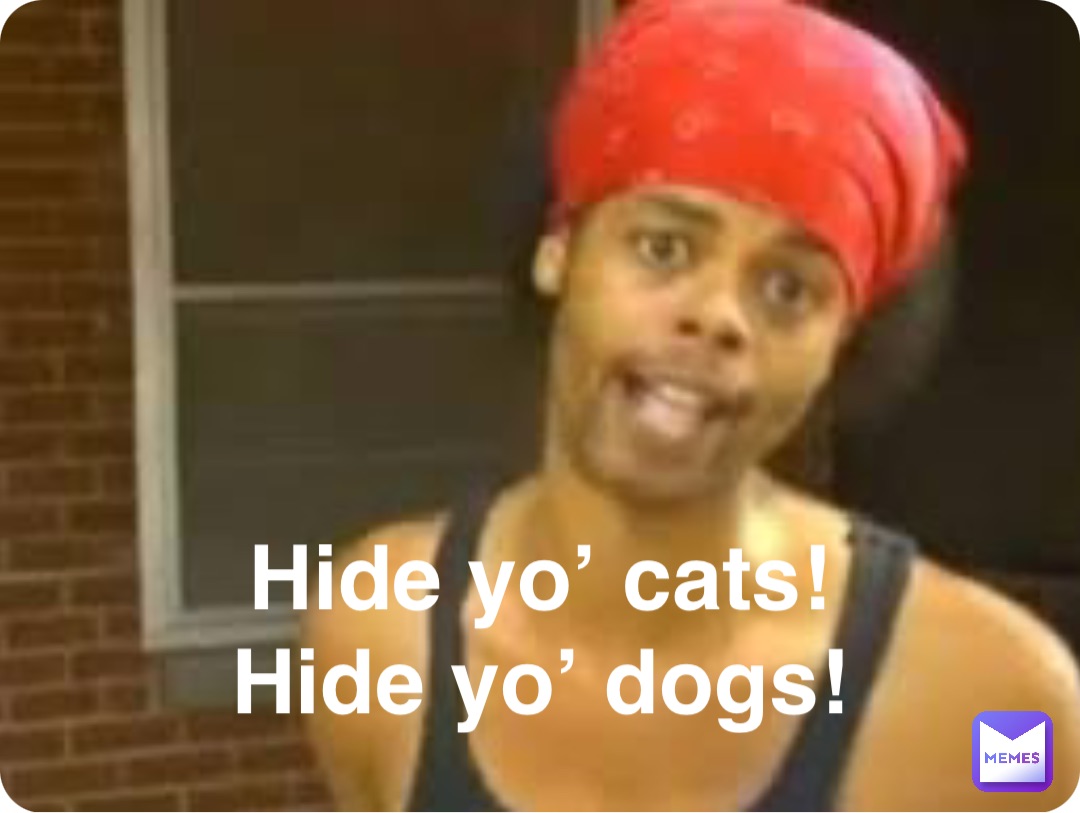 Hide yo’ cats!
Hide yo’ dogs!