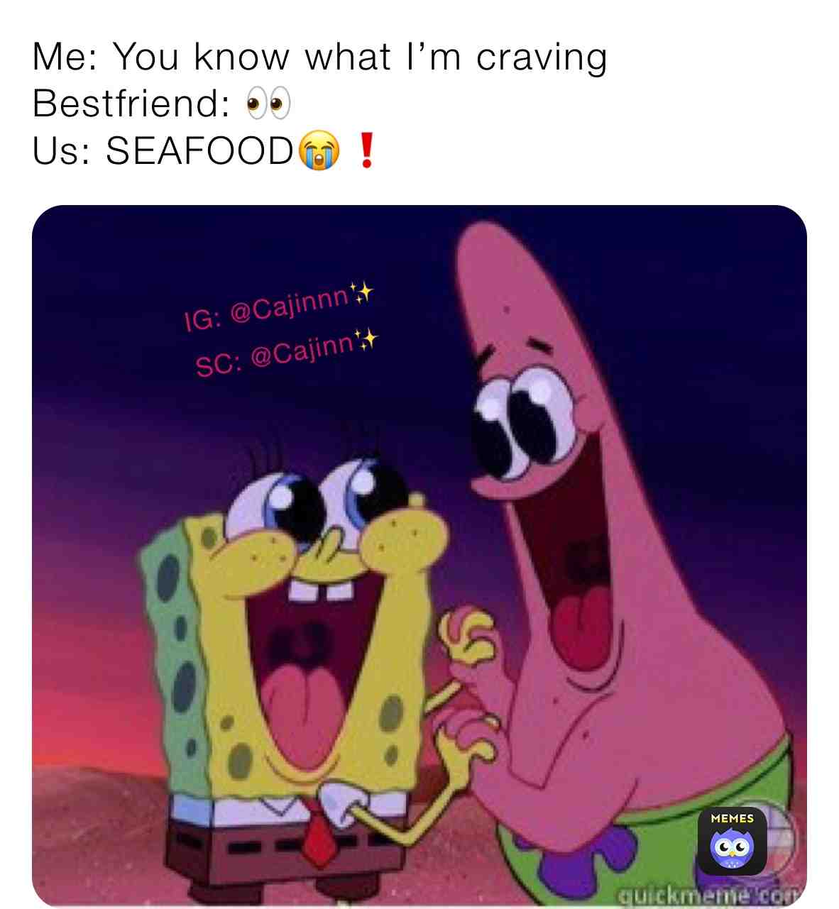 Always a good time 😋🦐🦀 #bestmemes #seafood #lol #funny #bestfriend #bestie #sister