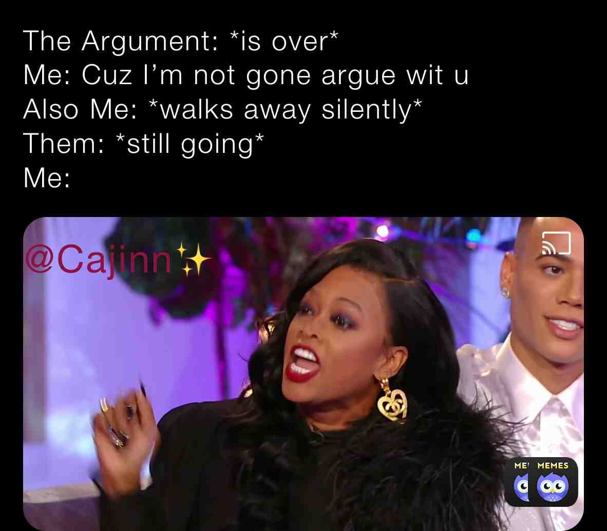 Cuz I ain’t gone argue wit ya🤣🤗 #petty #lol #lmao #extra #childish #toxic #toxicrelationship #like #share #comment