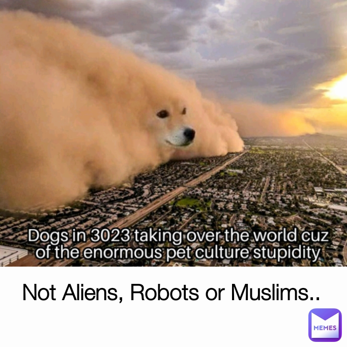 Not Aliens, Robots or Muslims.. .