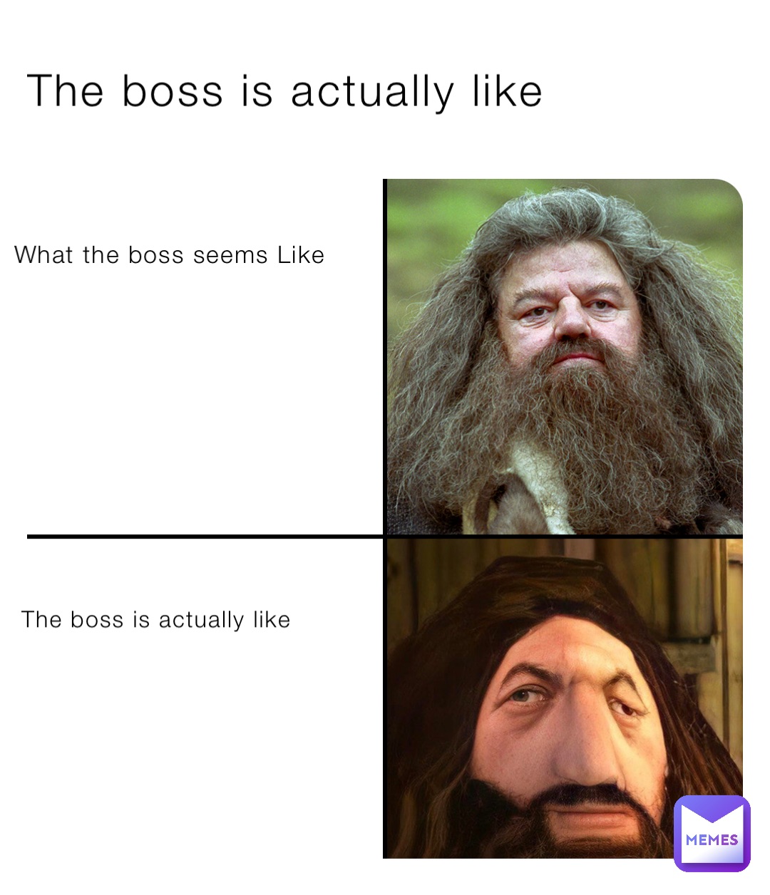 The is actually like What the boss seems Like The boss is actually like @Weeklymeme Memes