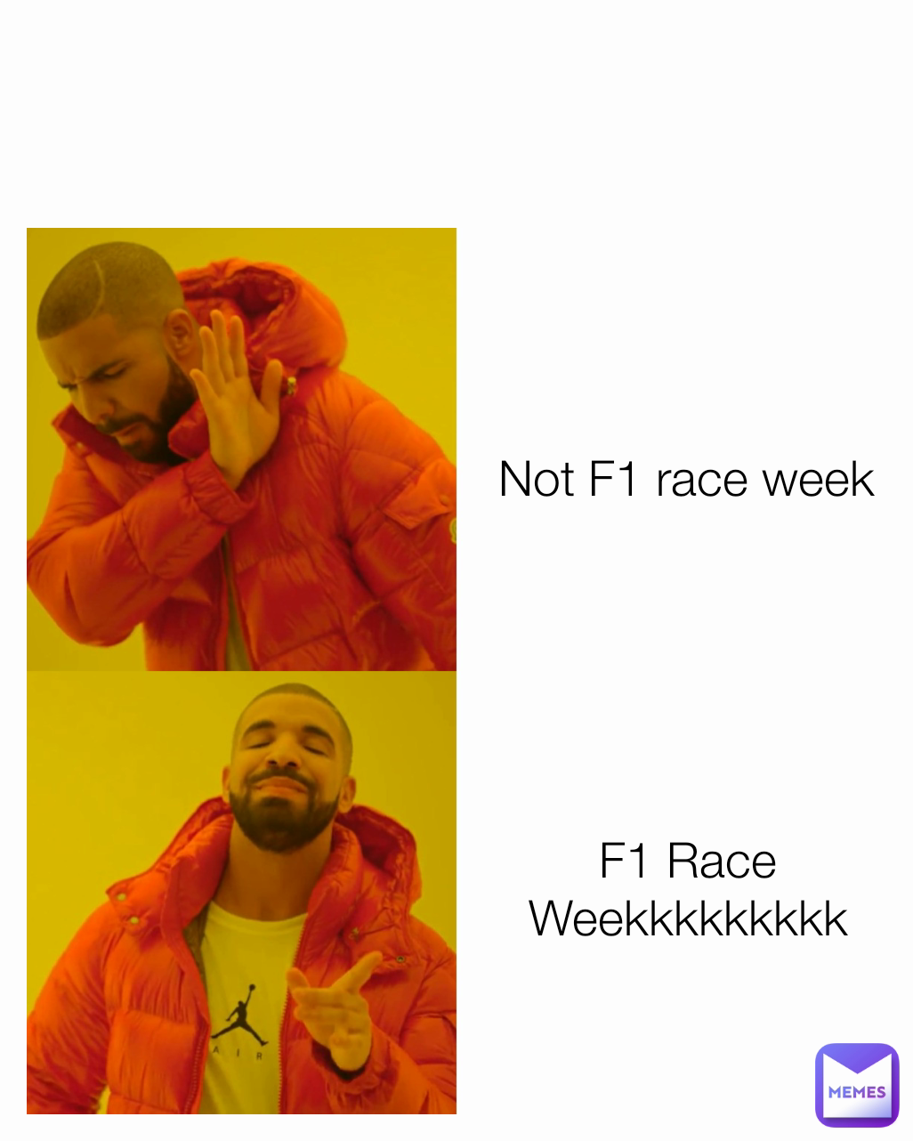 F1 Race Weekkkkkkkkk Not F1 race week
