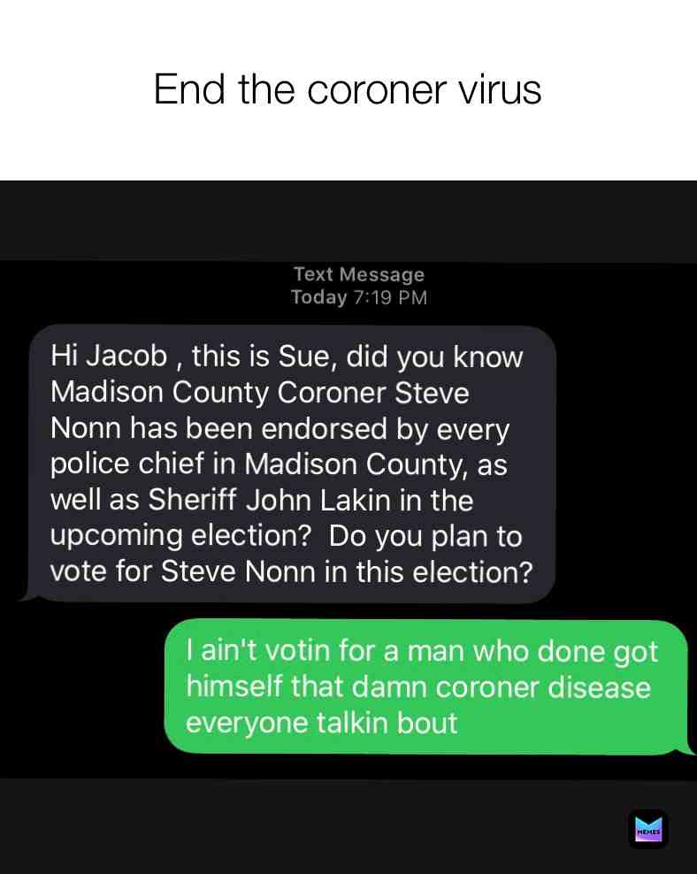 This is why I don’t fuck with politics
