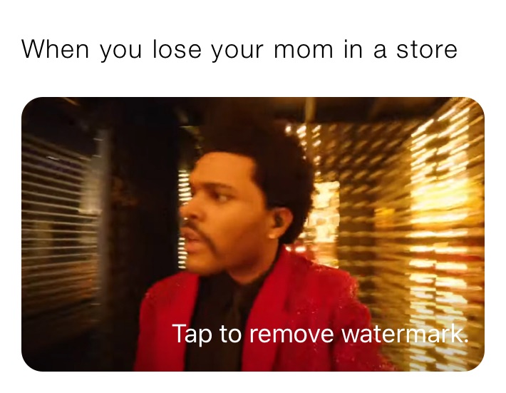 When you lose your mom in a store