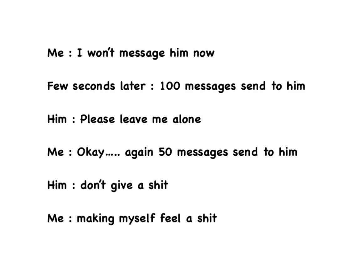 Sometimes we make our own meme by ourself 💔