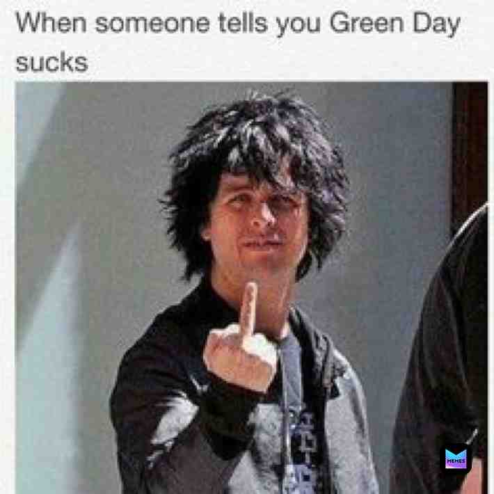 Green Day is one of the best bands ever imo. #greendaymemes #greenday