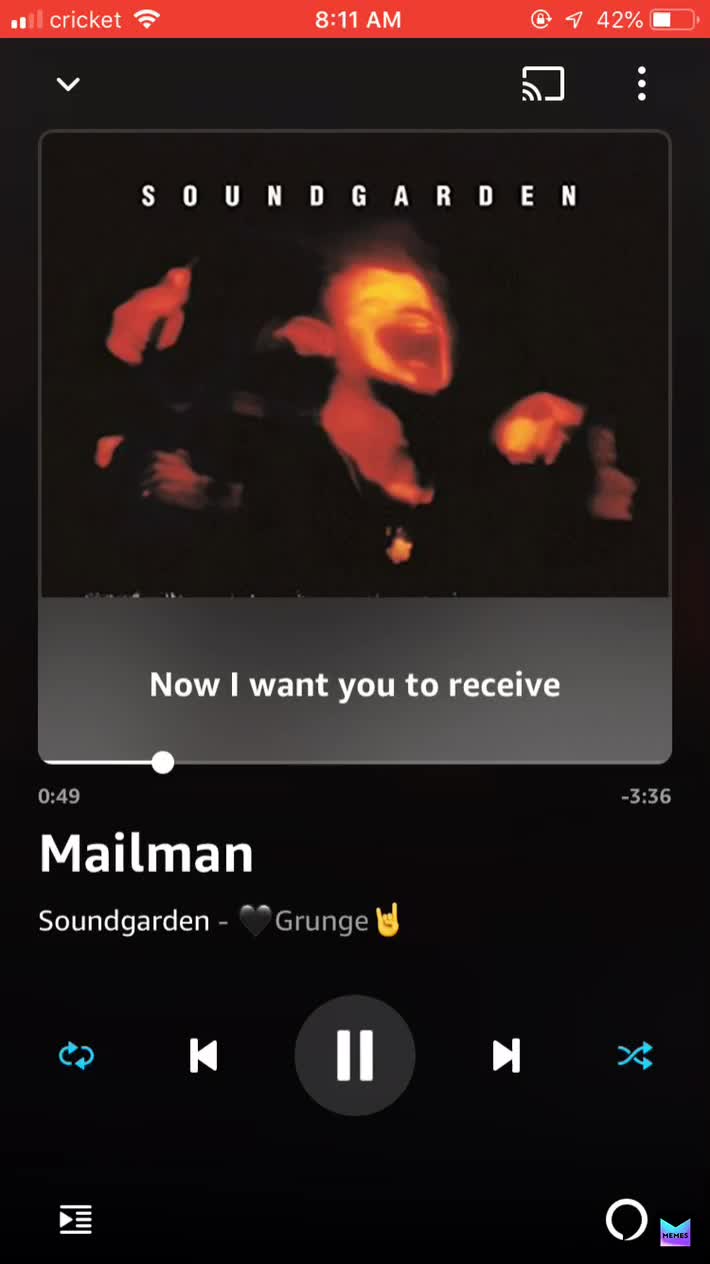 I already recommend this song on my main account...but I’m doing it again cuz it’s so good.