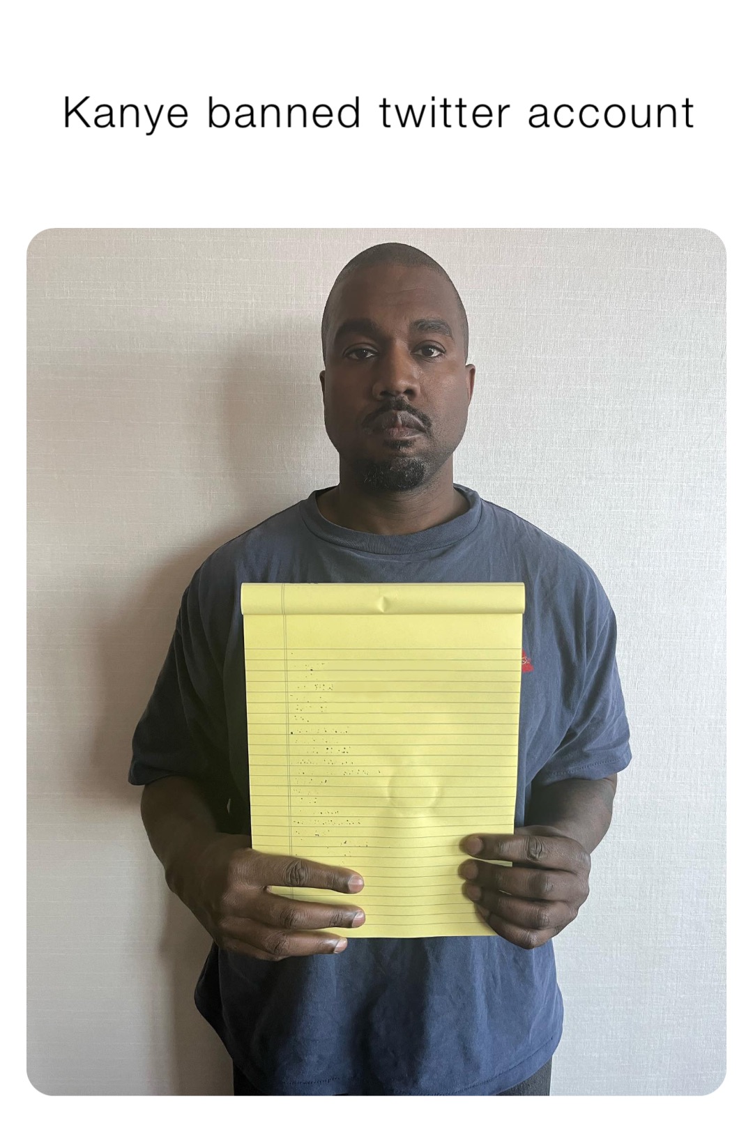 Kanye banned twitter account