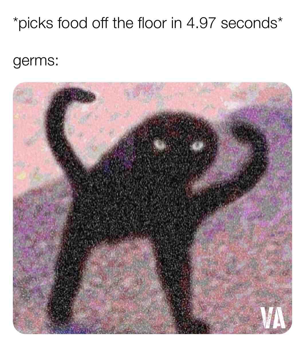Damn 5 sec rule! 🦠