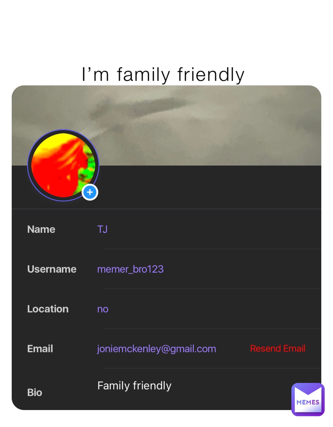 I’m family friendly