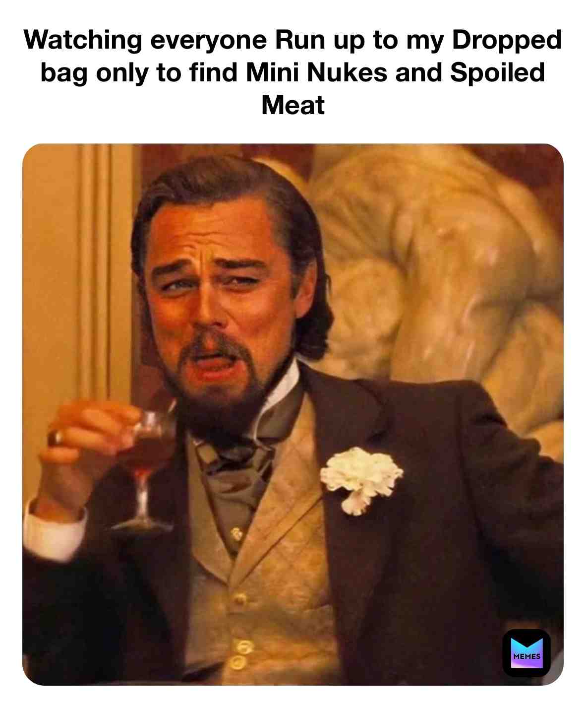 Loot Bags in FO76  #fallout76  #fallout  #gaming  #gamer  #funny  #gamingmemes  #leonardodicaprio