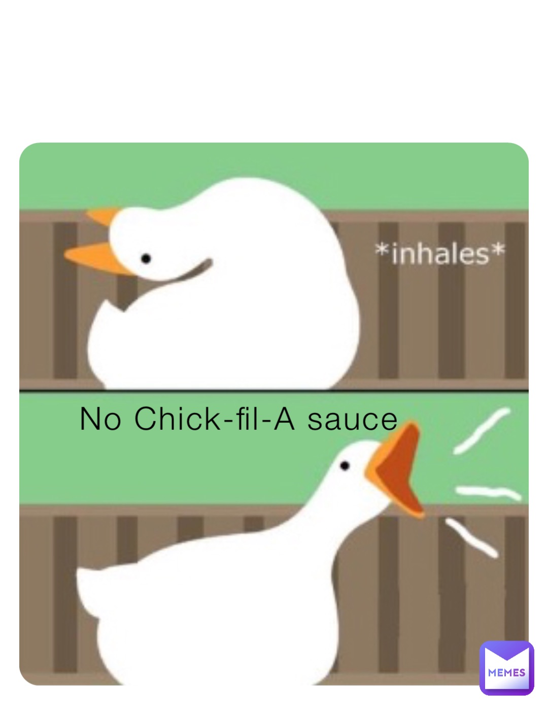 No Chick-fil-A sauce