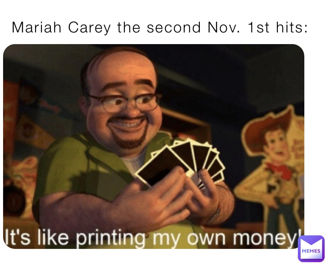 Mariah Carey the second Nov. 1st hits: