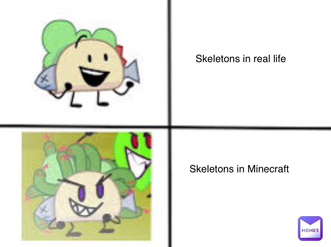 Skeletons in real life Skeletons in Minecraft
