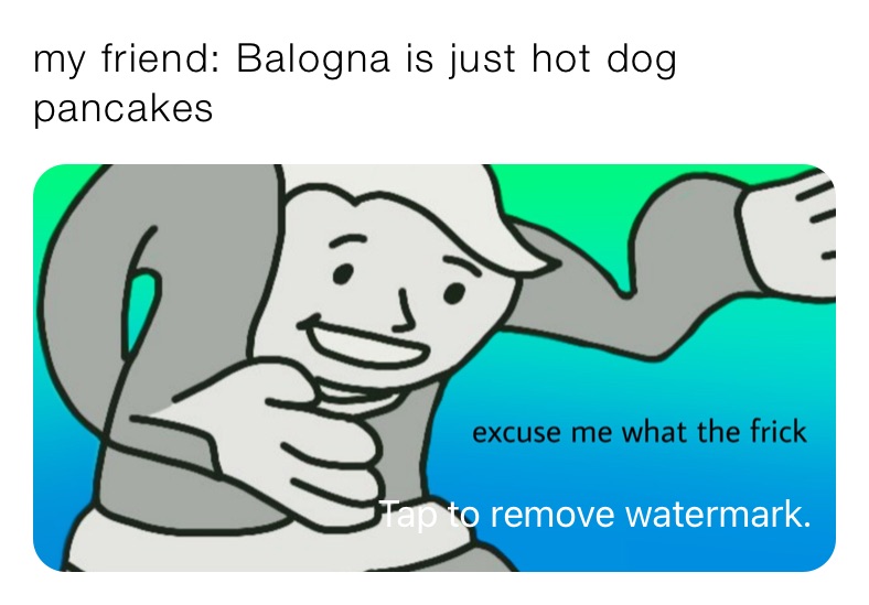 my friend Balogna is just hot dog pancakes kamronjohnson
