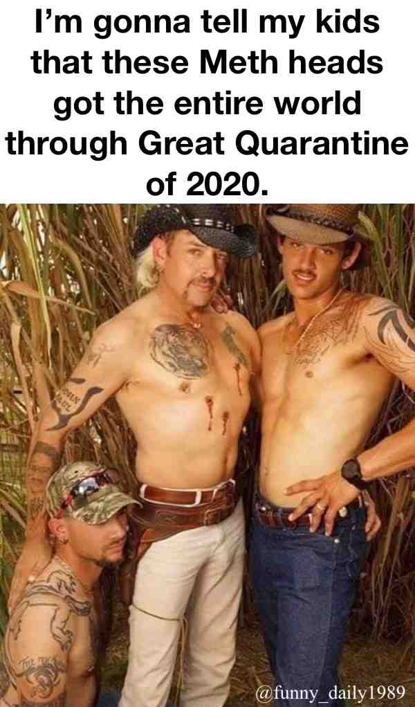 I\u2019m just speaking the facts is no denying they did lol.
#TigerKing #JoExotic #CarolBaskin #covid19 #meme #funnymeme #dank #darkmeme