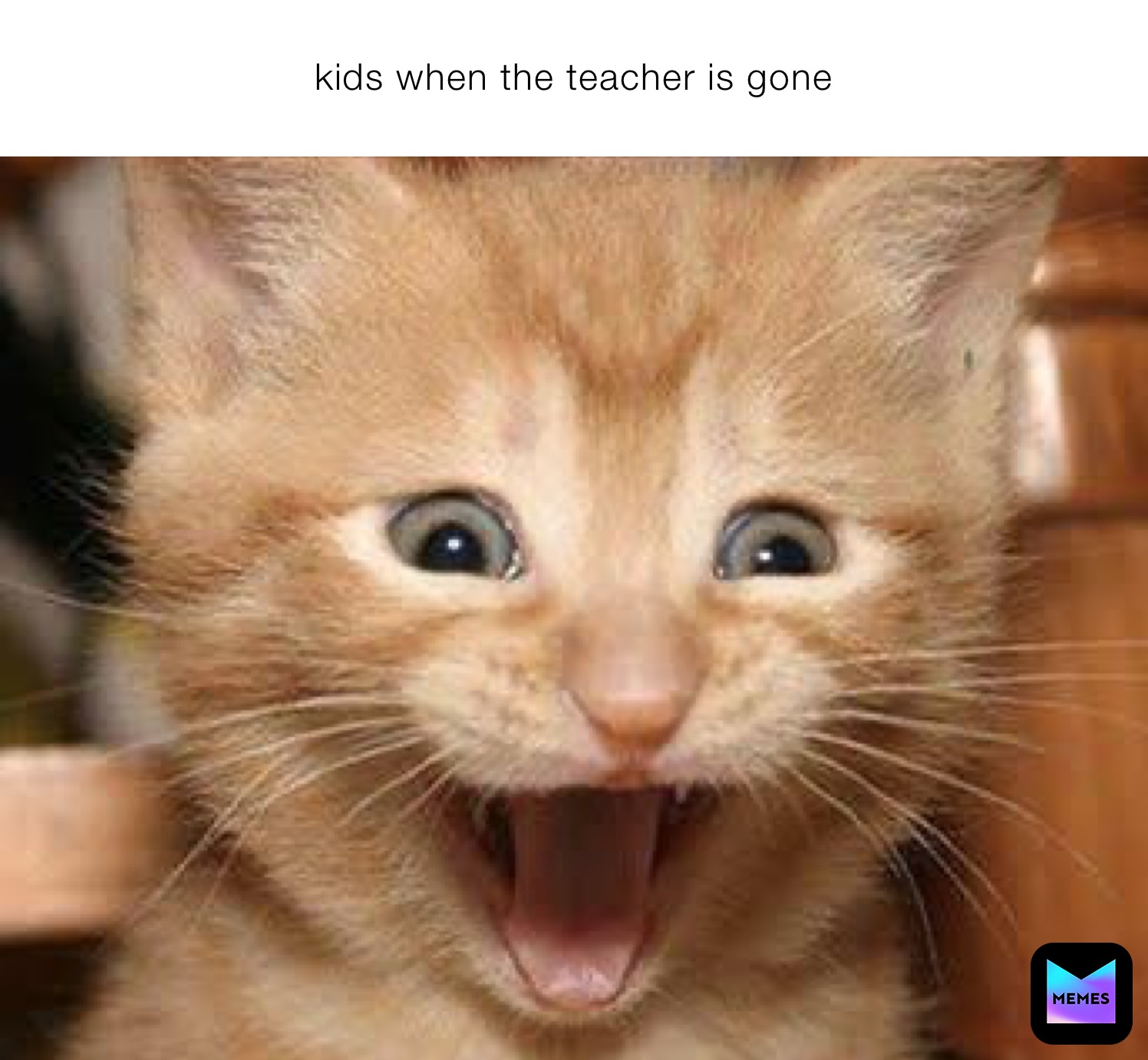 kids when the teacher is gone