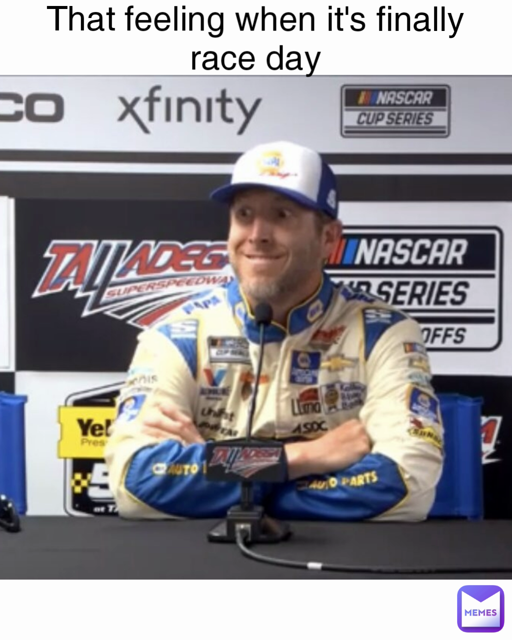 That feeling when it's finally race day