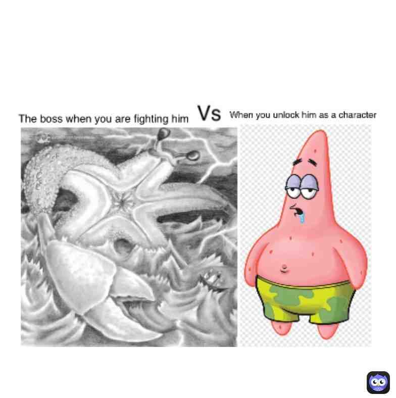 Treu #true #star #patrickstar #spongebob #seastarmonster #funny