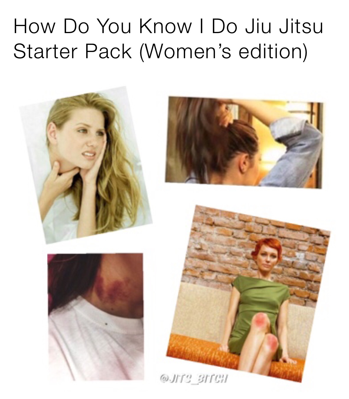 How Do You Know I Do Jiu Jitsu Starter Pack (Women’s edition)