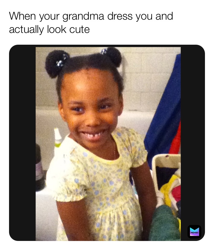 cute little black girl meme
