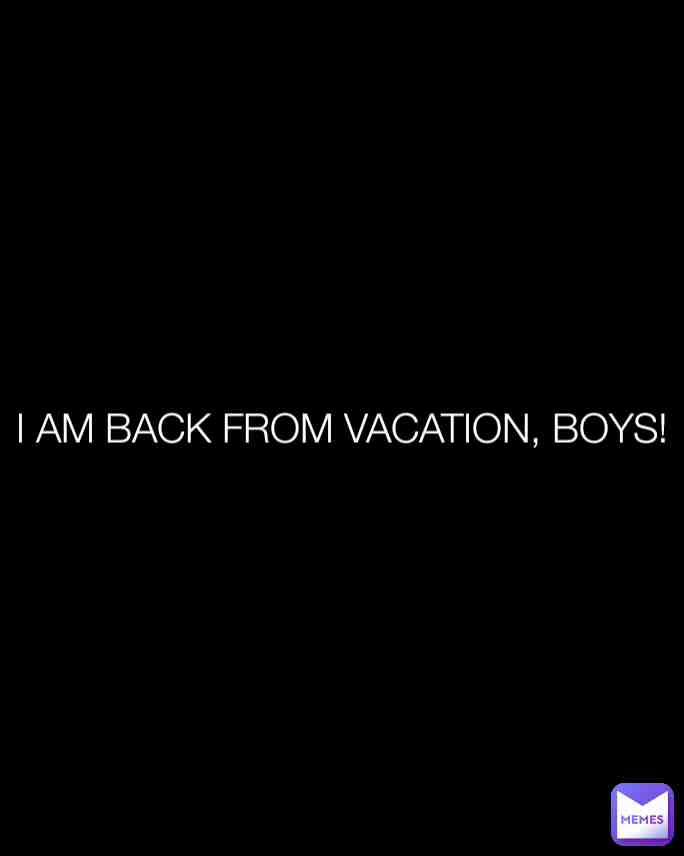 BACK, ONCE AGAIN!